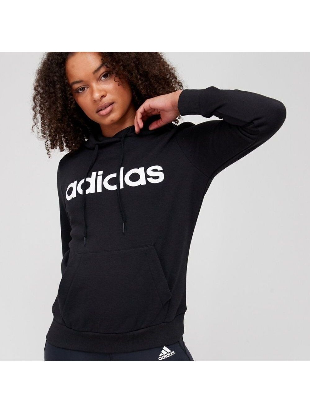 𝅺adidas New Medium Hooded Black Sweater